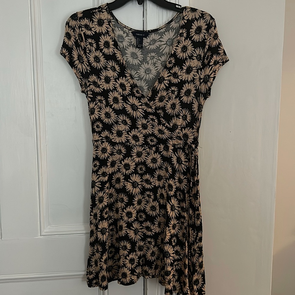 Wrap mini dress